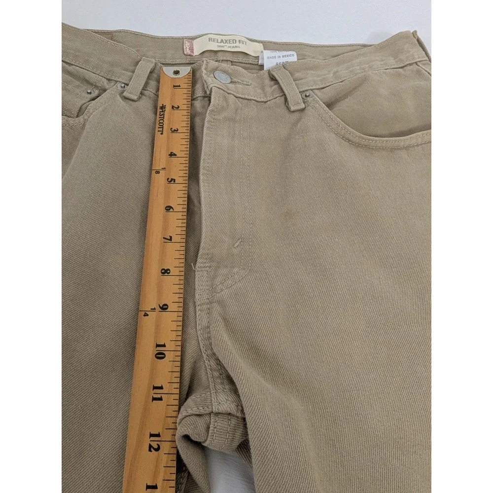 Vintage Y2K Levis 550 Relaxed Fit Jeans Mens Size 34 Tan‎ 2004 Denim
